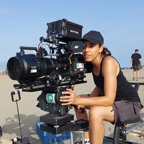 Fati Ruiz miembro del departamento de cámara e iluminación en Muy al Sur Films