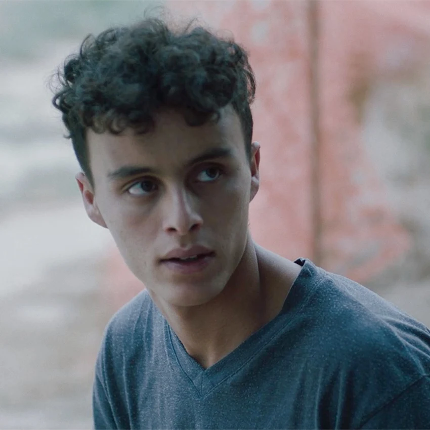 Hassan El Boujaddaini como Rachid en el cortometraje Todo Va Bien producido por una productora audiovisual en Málaga