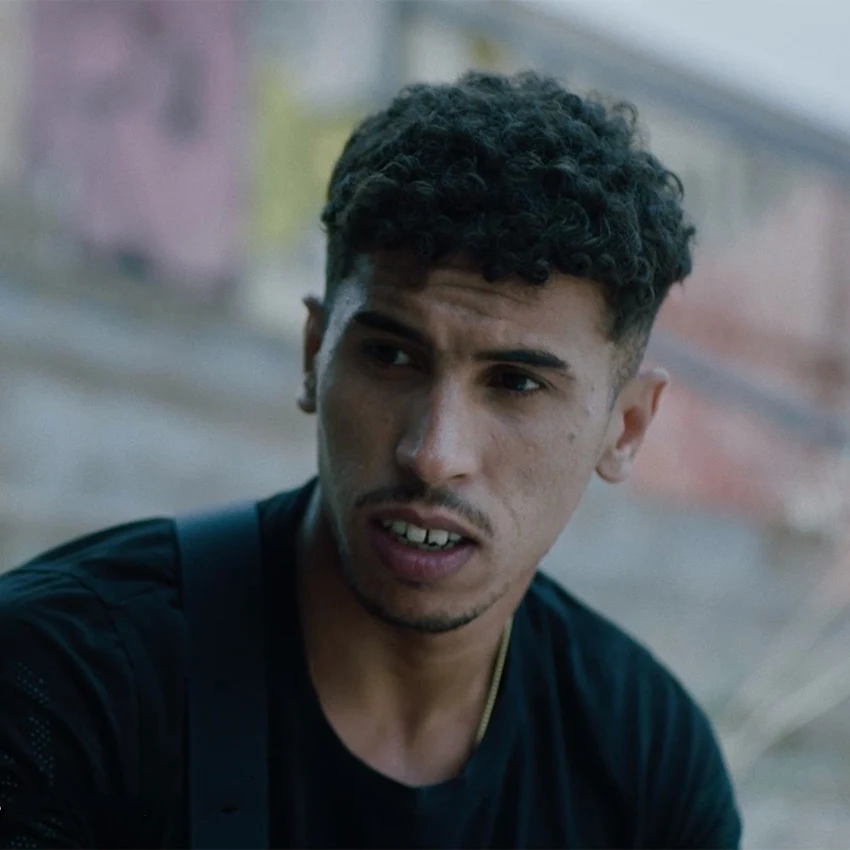 Oussama Boukhriss como Abde en el cortometraje Todo Va Bien producido por una productora de cine en Málaga