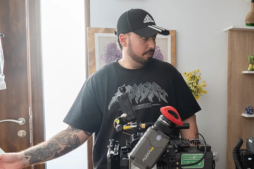 Euu García miembro del departamento de fotografía en Muy al Sur Films